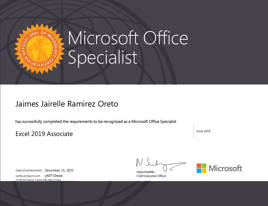 Certification Name